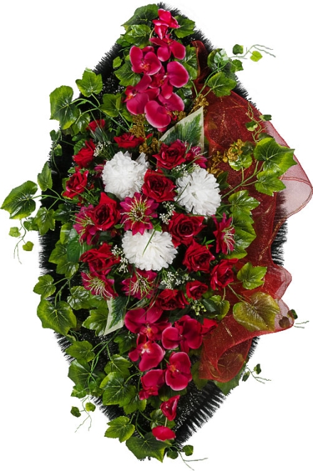 Венок ритуальный на похороны серия "Элит" №15